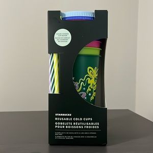 NIB Starbucks Holiday Color Changing Cold Cups